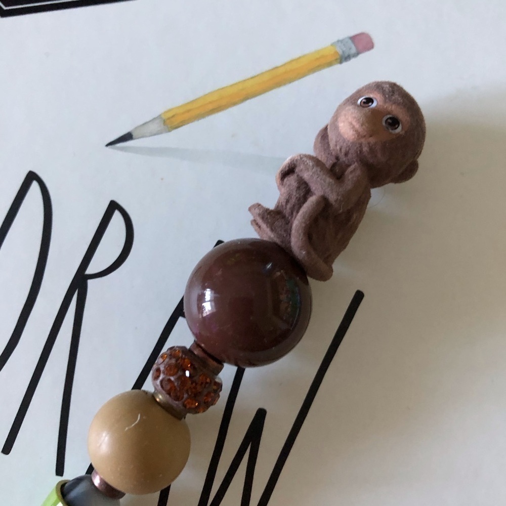 Jungle in my Pocket: Monkey handmade pen